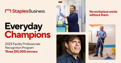Staples Launches Contest Honoring Janitors, $10K Prizes
