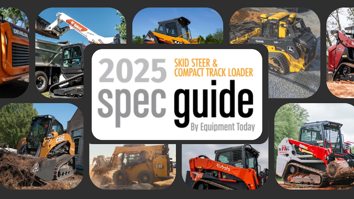 Equipment Today Releases 2025 Skid Steer and Compact Track Loader Spec Guide