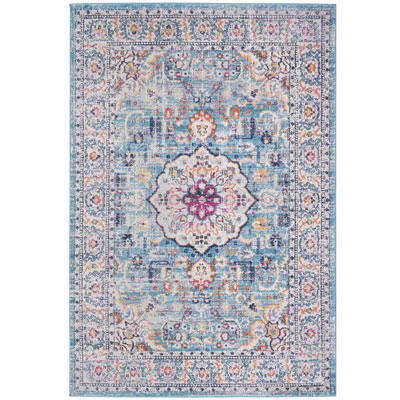 cut out image of a vintage multicoloured rug
