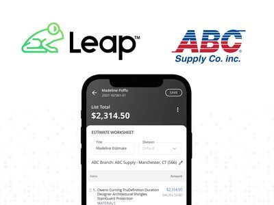 Leap Adds ABC Supply for Real-Time Pricing and Ordering