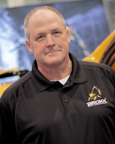 Jeff Keeling, vice president of sales and marketing at Brokk Inc.