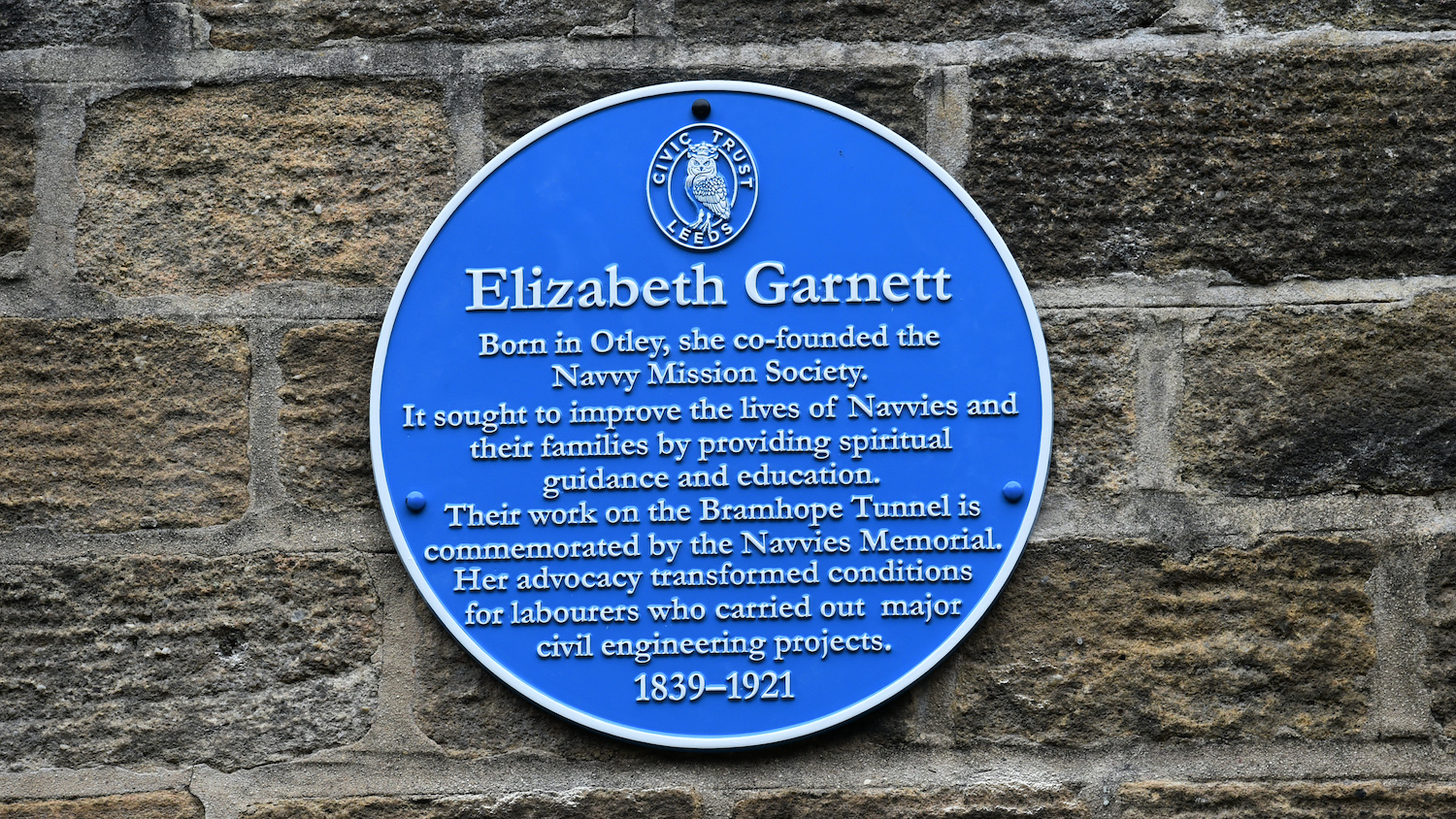 Workers’ rights advocate honoured with blue plaque