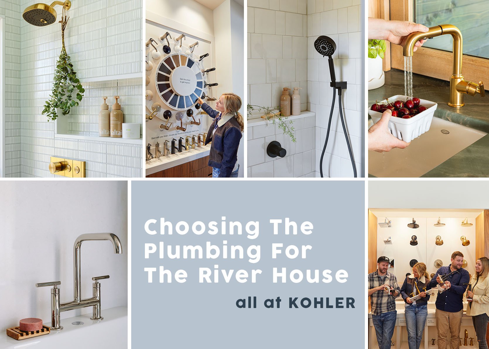 All The Kohler Faucets We Used In My Brother's River House