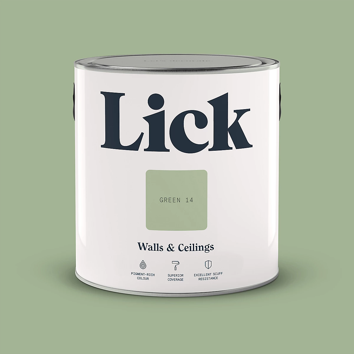 Lick Green 14 Matt Emulsion