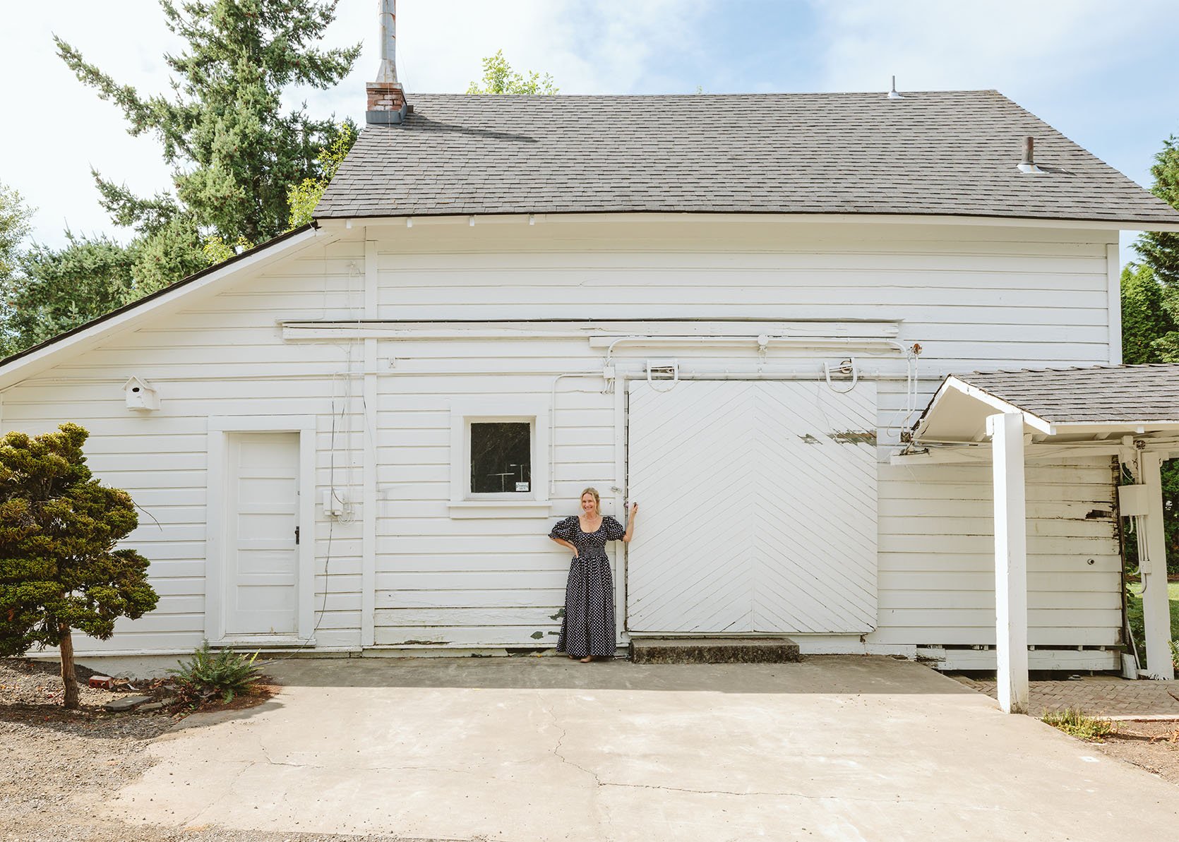The Guest Cottage - What Do We Do With The Sliding Train Rack Door??