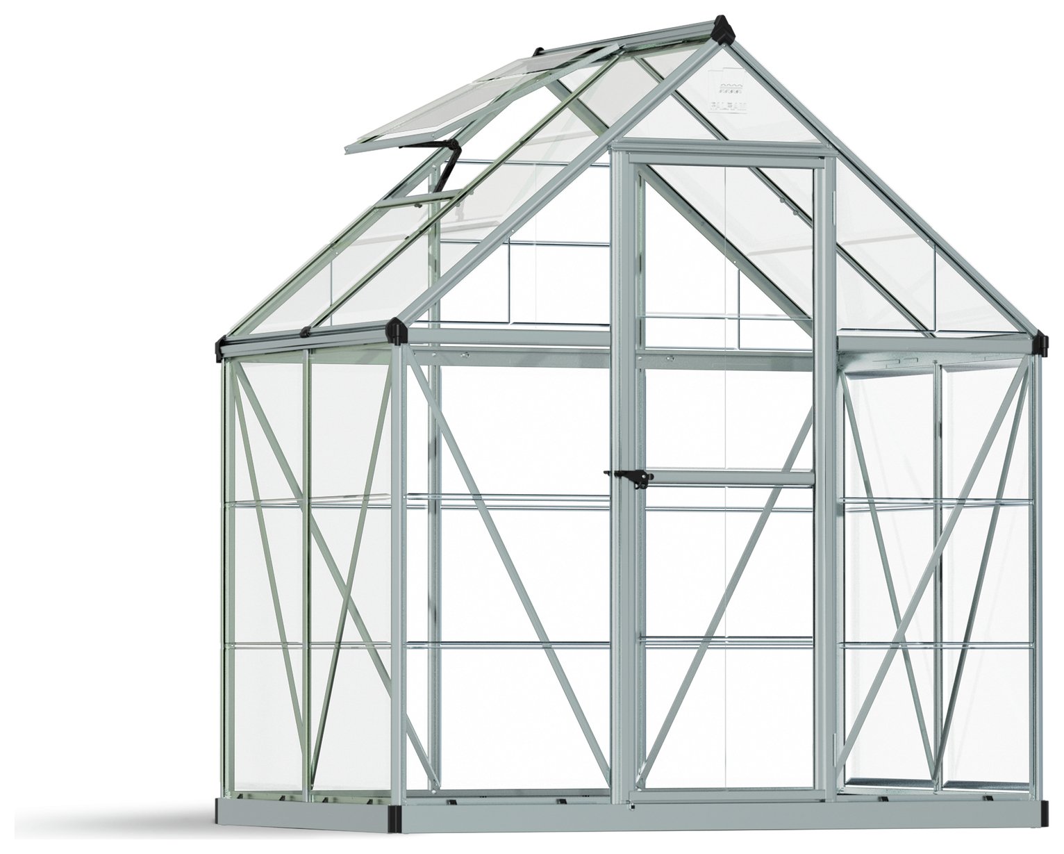 Palram - Canopia Harmony Silver Greenhouse - 6 X 4ft.
