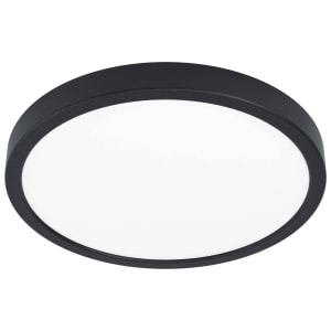 Eglo Fueva 5 1-Light Led Circular Ceiling Light - Black