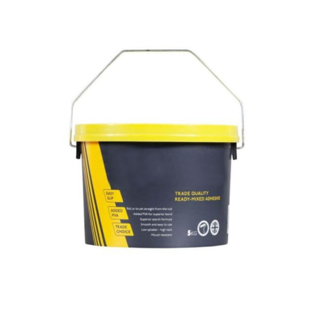 Ready Mixed Wallpaper Paste Adhesive Mix 5kg Added PVA Mould Resistant