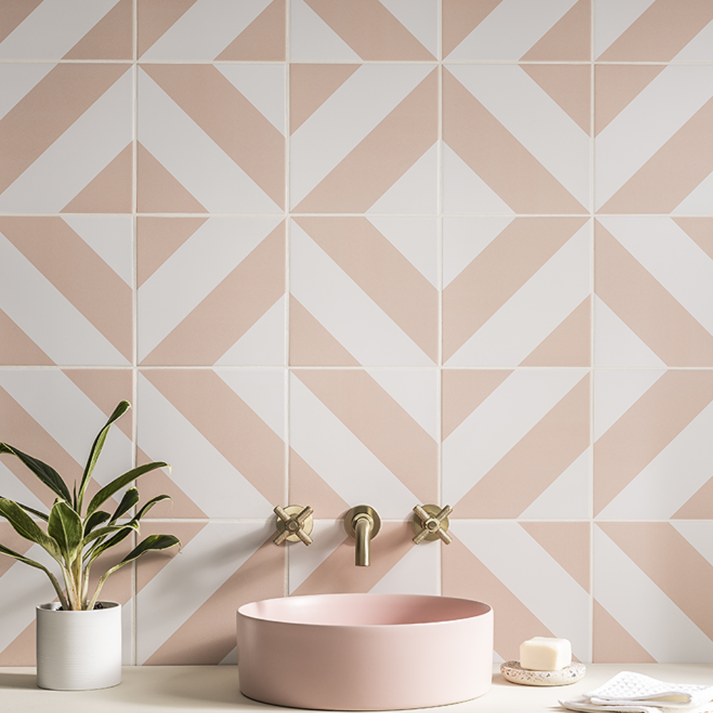 Geometric Patterned Wall and Floor Tiles