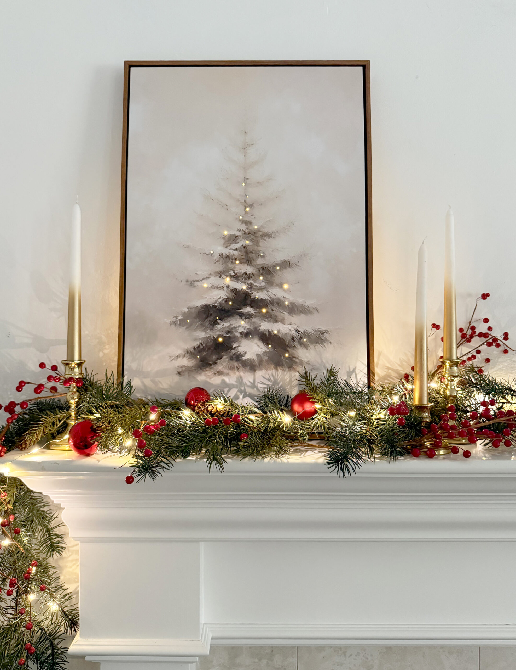 Lighted Tree Canvas Art | Centsational Style