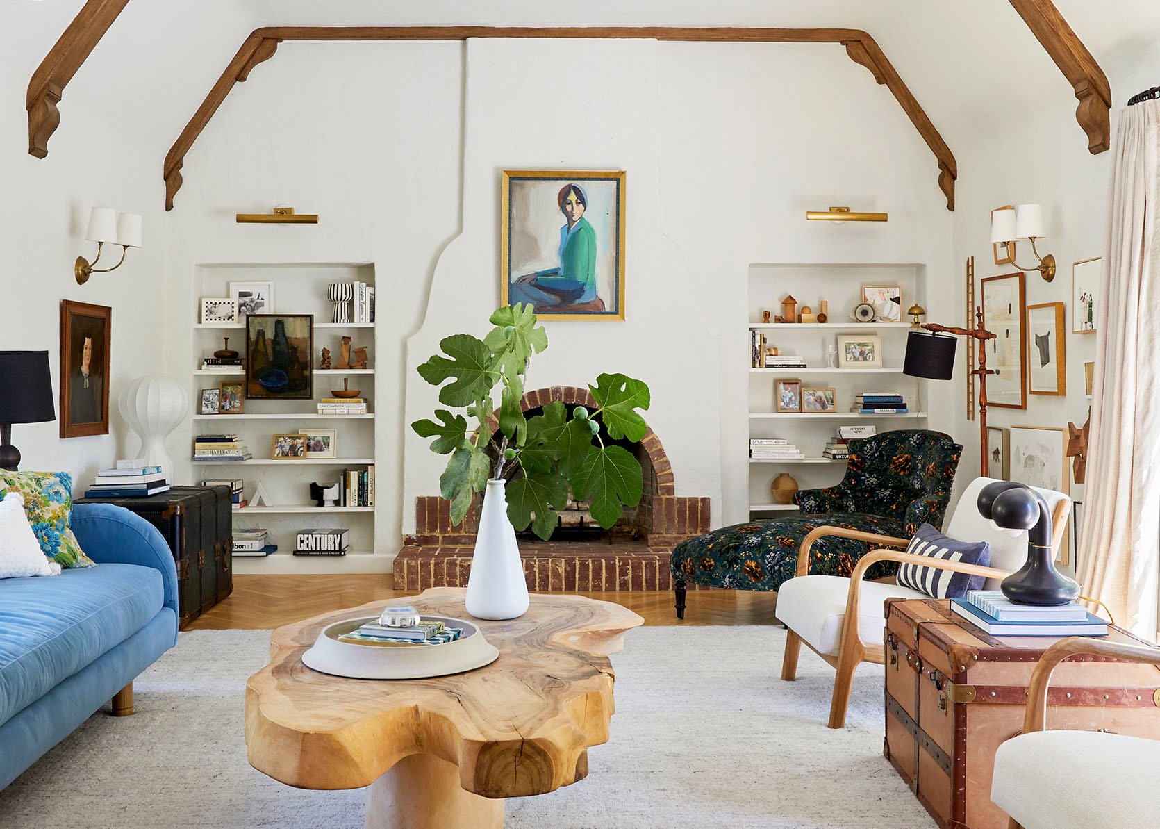 What Happened To My Vintage Floral Chaise Lounge?? Let Me Show You Where It’s Living