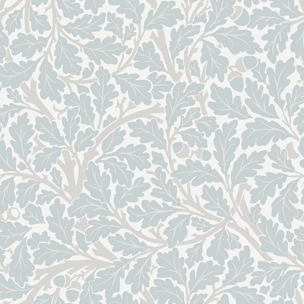 Galerie Hidden Treasures Blue Oak Tree Leaf Wallpaper Roll