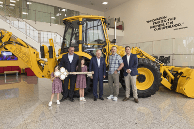 JCB Marks Sale of Special Commemorative Backhoe Loader