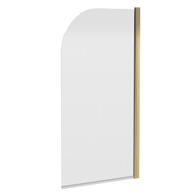 curved hinged shower screen