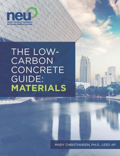 NEU Releases Low-Carbon Concrete Materials Guide