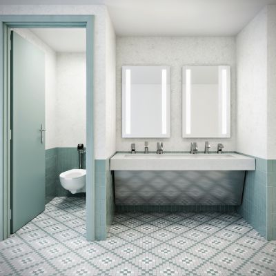 Sloan AER-DEC Sink System Now in SloanStone Solid Surface