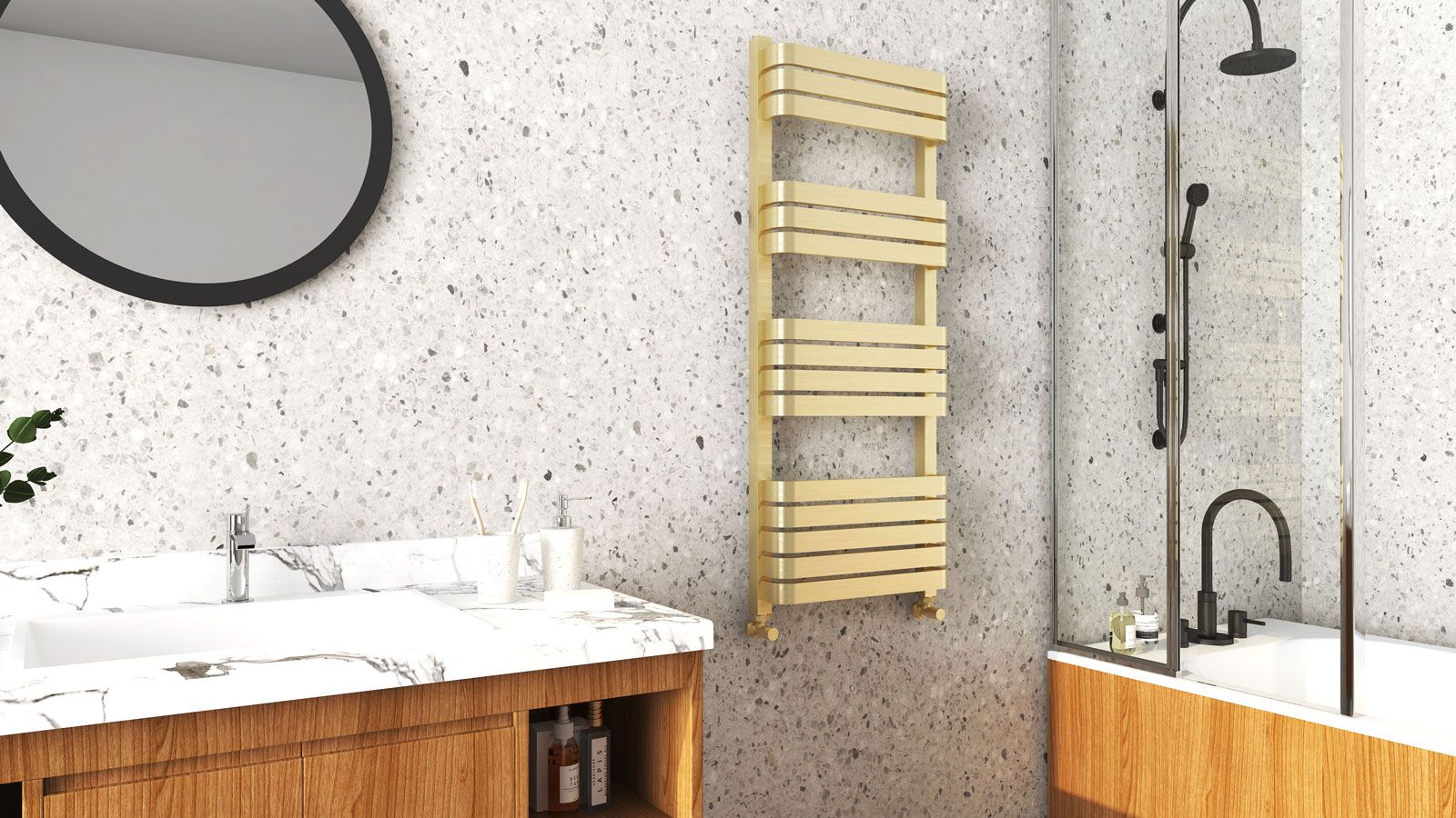 Can a heated towel rail heat a bathroom?