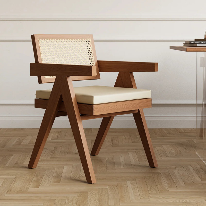 Homary Hatto Japandi Solid Wood Dining Chair | Wayfair.co.uk