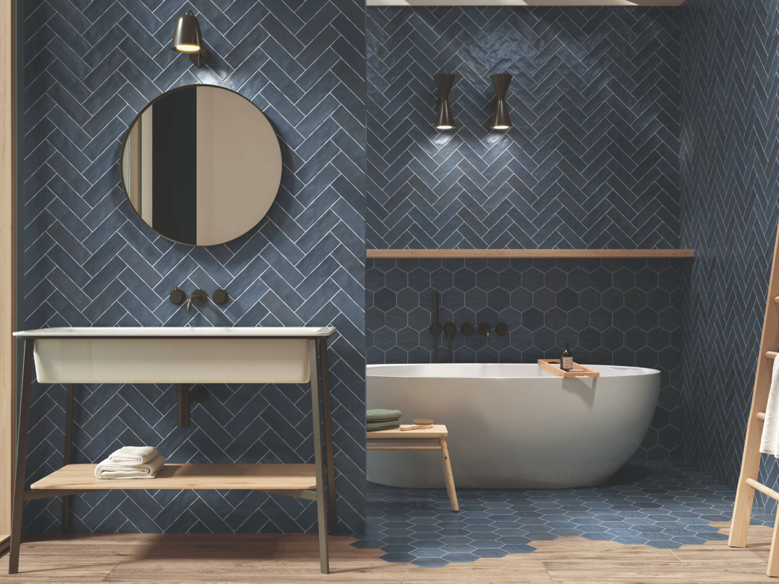 12 blue bathroom ideas that are perfect for unwinding