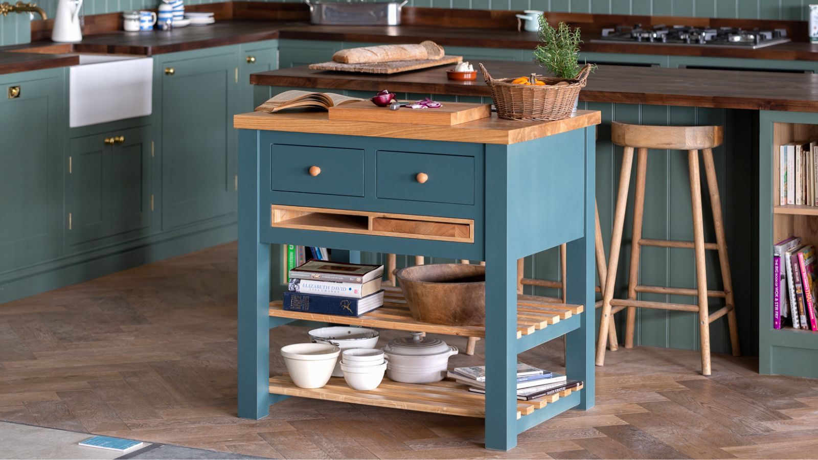 12 portable kitchen island ideas for flexible, stylish spaces