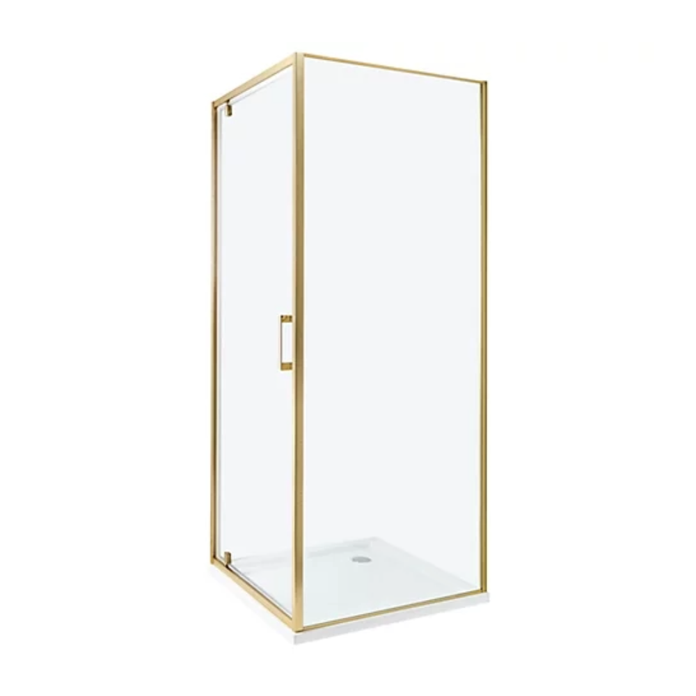 Shower Enclosure DARLI 700 x 700 x 1850 mm Gold